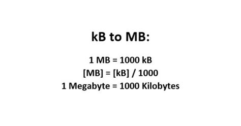 154 kb to mb 105 kB = 0